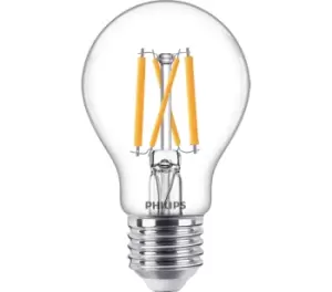 Image of Philips Classic 5W LED Bulb ES E27 GLS Warm White Dimmable - 77054900