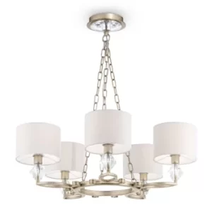 Image of Luxe Chandelier Gold Antique, 5 Light, E14