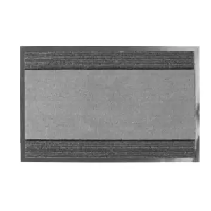 Image of JVL 40x70cm Firth Tile Rubber Backed Doormat - Grey