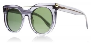 Image of Alexander McQueen AM0001S Sunglasses Grey 002 52mm