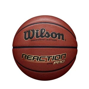 Image of Wilson Reaction Pro Basketball Tan - Size 5