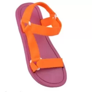 Image of Sand Rocks Womens/Ladies Sandals (3 UK) (Orange/Pink)