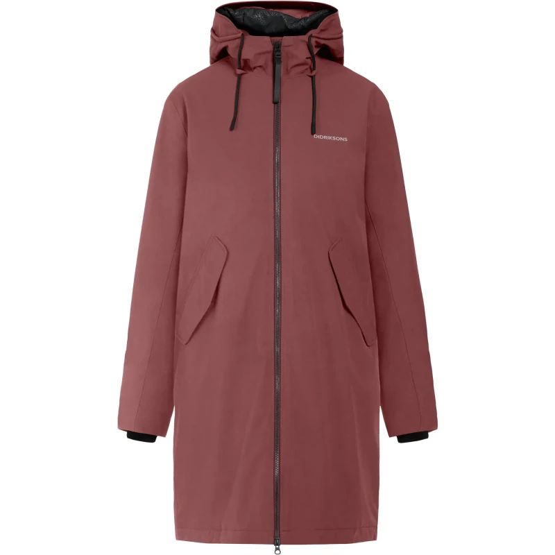 Image of Womens parka Didriksons Fia Orange Female 36
