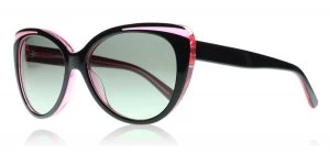 Image of DKNY DY4125 Sunglasses Black / Pink 366611 57mm