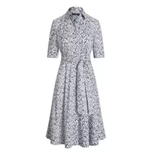 Image of Lauren by Ralph Lauren Finnbarr Shirt Dress - Blue