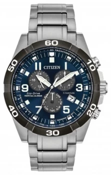 Image of Citizen Brycen Super Titanium Perpetual Calendar Blue Dial Watch
