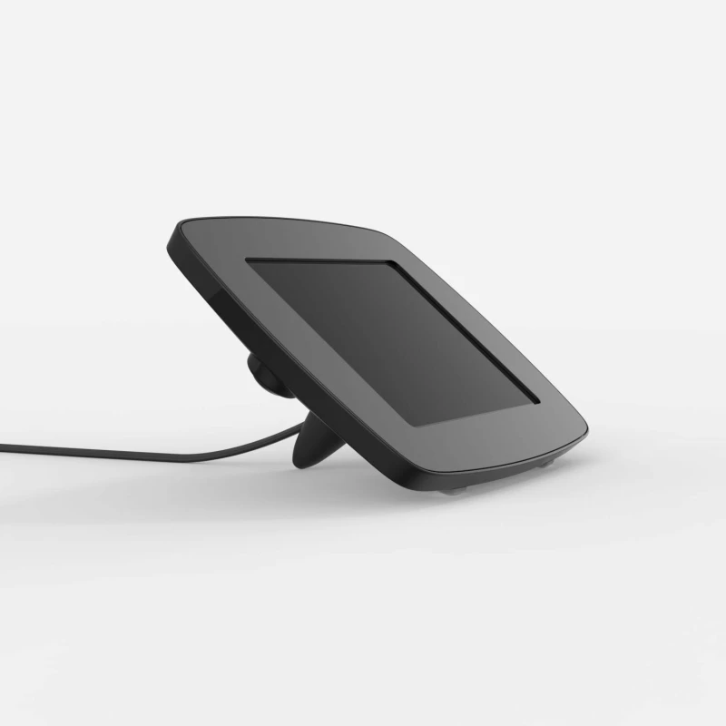 Image of Bouncepad Original Lounge with Reinforced USB Cable Exposed Front Camera and Home Button Black Samsung Galaxy Tab A9 and A11 8.7 Inch