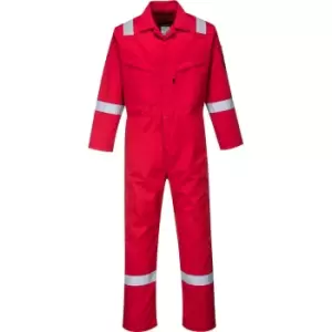 Image of Portwest AF50 Araflame Platinum Coverall Red 38" 31"