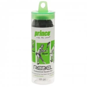 Image of Prince Rebel Squash Balls - Black