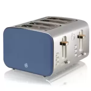 Image of Swan Nordic ST14620BLUN 4 Slice Toaster