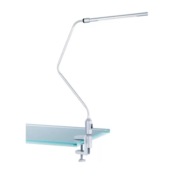 Image of Vario Modern Clamp & Clip On Lamp Titanium 3000K