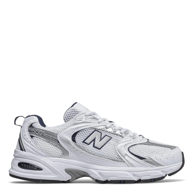 Image of New Balance Mens 530 Trainers in White, Size: 8 White UK 8