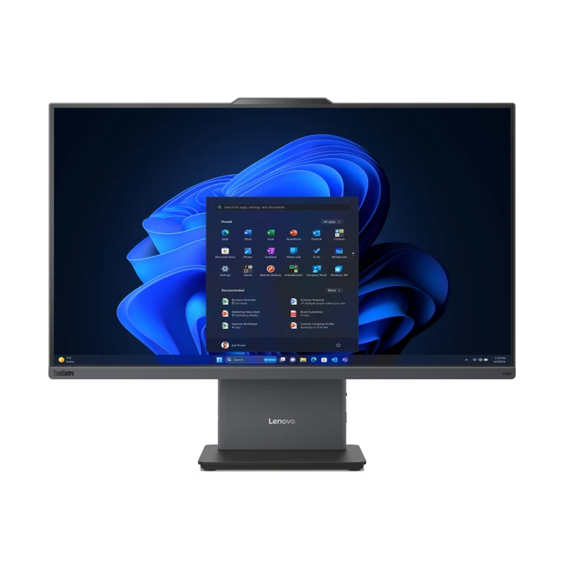 Image of Lenovo ThinkCentre neo 50a 27 Gen 5 Intel Core 5 210H 68.6cm (27") 1920 x 1080 pixels All-in-One PC 16GB DDR5-SDRAM 512GB SSD Windows 11 Pro