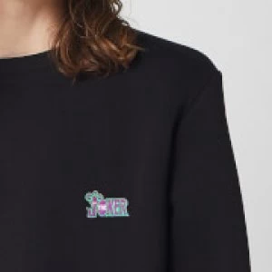 Image of DC The Joker Unisex Embroidered Sweatshirt - Navy - M