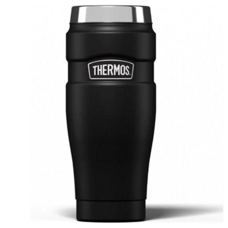 Image of Thermos Stainless Steel King Travel Tumbler 470Ml Matt Black