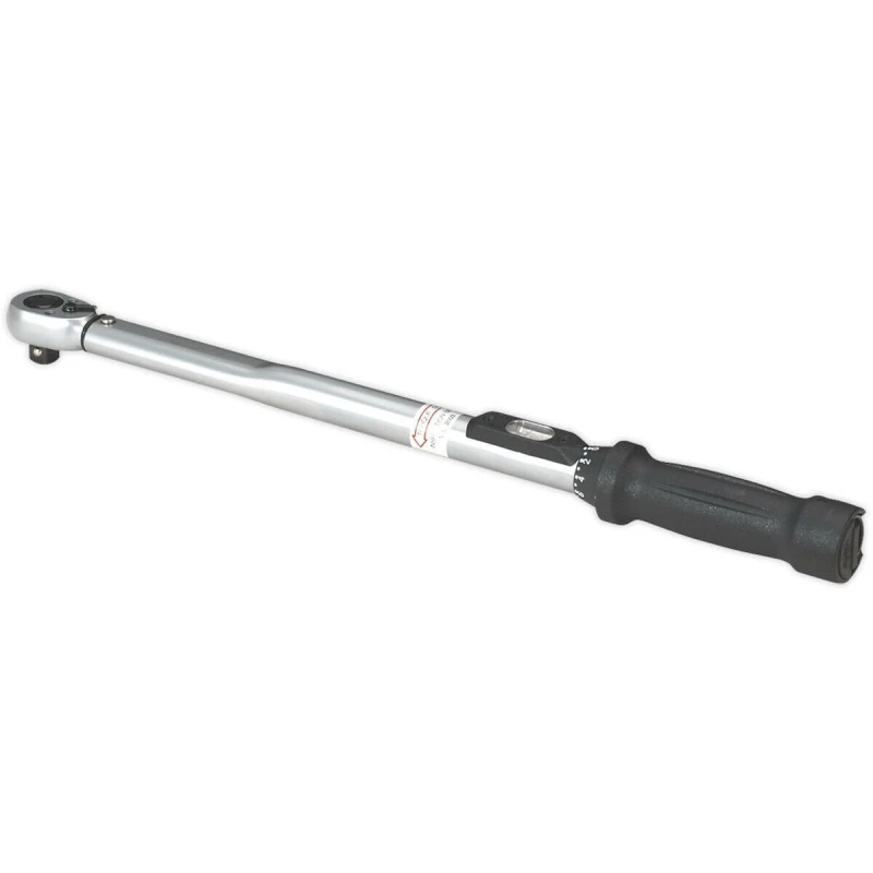 Image of Loops Locking Micrometer Torque Wrench - 1/2" Sq Drive - Calibrated - Flip Reverse Multi