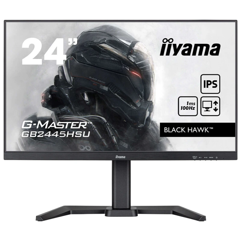 Image of iiyama iiyama G-MASTER GB2445HSU-B2 LED display 60.5cm (23.8") 1920 x 1080 pixels Full HD Black GB2445HSU-B2