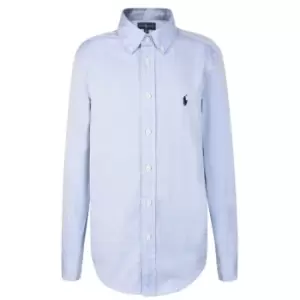 Image of POLO RALPH LAUREN Boy'S Long Sleeve Oxford Shirt - Blue