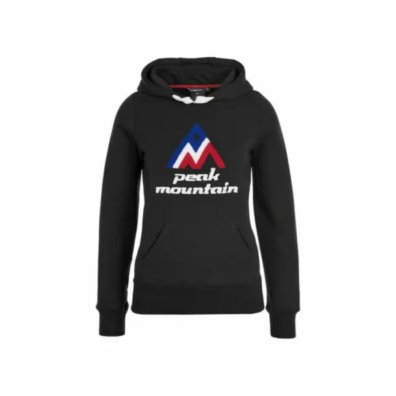 Image of Peak Mountain Sweatshirt molleteon woman Peak Mountain Adriver Noir Female S
