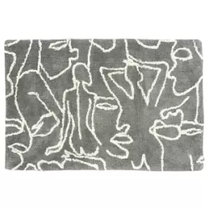Image of Everybody Bath Mat Grey/Ivory