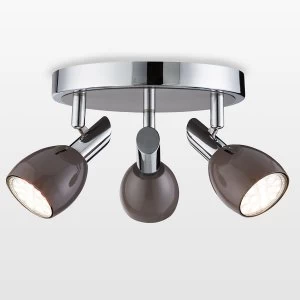 Image of Searchlight Lighting Collection Ria 3-Light Ceiling Spotlight