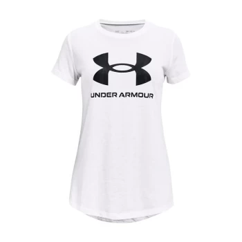 Image of Under Armour Live Sportstyle Graphic Short Sleeve T Shirt Womens - White