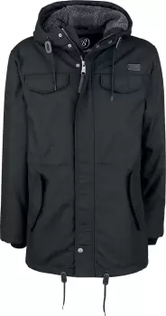 Image of Brandit Marsh Lake Teddyparka Winter Jacket black