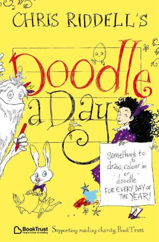 Image of Chris Riddell's Doodle-a-Day. Paperback. By Chris Riddell Books