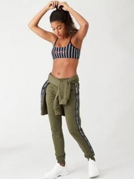 Image of Tommy Hilfiger Striped Bralette - Navy Blazer, Size XL, Women