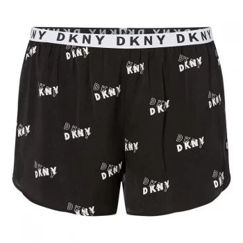 Image of DKNY Logo Boxer Shorts - 002 BLACK PT