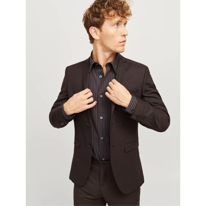 Image of Jack and Jones Mens Solaris Tailored Blazer Mulch male S (46)