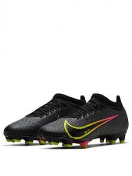 Image of Nike Mercurial Vapor 12 Pro Firm Ground Football Boots - Black, Size 8, Men
