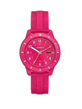 Image of Lacoste Kids 12.12 Pink Silicone Watch, Pink