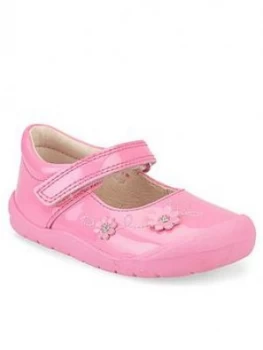 Image of Start-Rite Girls Flex Strap Shoes - Pink Glitter