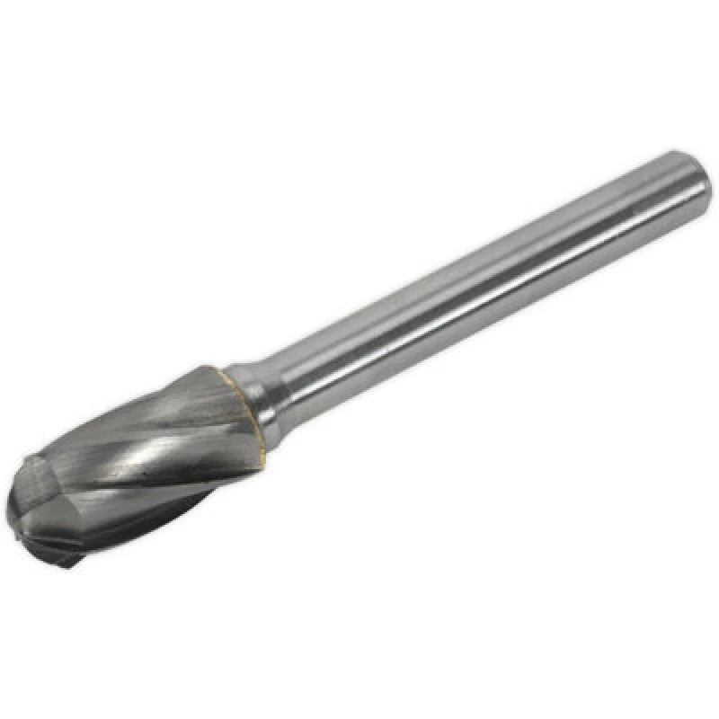 Image of Loops 10mm Carbide Rotary Burr Bit - RIPPER / COARSE Cylindrical Ball Nose - Engraving Multi
