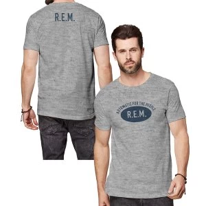 Image of R.E.M. - Automatic Unisex Medium T-Shirt - Grey