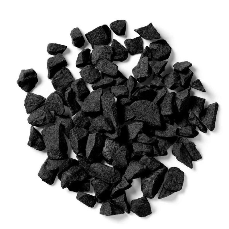 Image of Buttercup Farm 10-20mm Black Stone Basalt Chippings - Aggregate Bulk Bag - 850 kilos Black Unisex