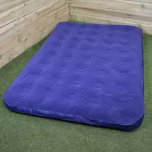 Image of 191cm x 137cm x 22cm Double Soft Flock Covered Airbed