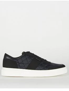 Image of Barbour Liddesdale Quilted Trainers - Black, Size 9, Men