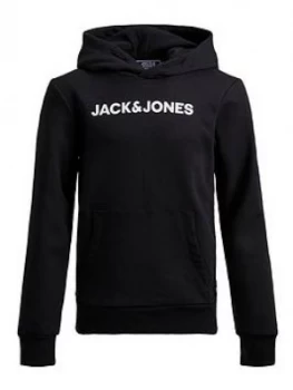 Image of Jack & Jones Boys Logo Hoodie - Navy