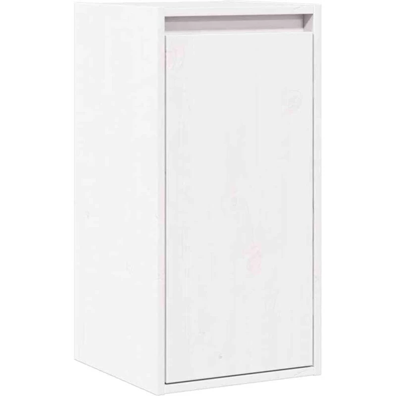 Image of VIDAXL Wall Cabinet White 30x30x60cm Solid Wood Pine Vidaxl 8720286840795
