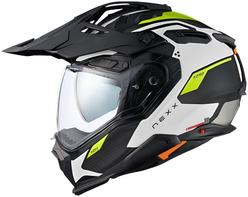 Image of Nexx X.WED3 Keyo White Neon Matt Adventure Helmet Size L