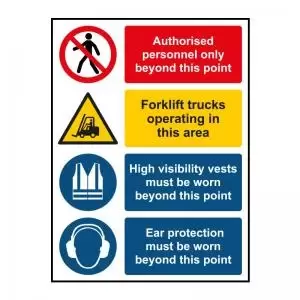 Image of Warehouse Composite Sign Style 4 - PP 300 x 400mm