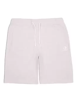 Image of Converse Renew Star Chevron Embroidered Short Sleeve T-Shirt - Heather, Heather, Size S, Men