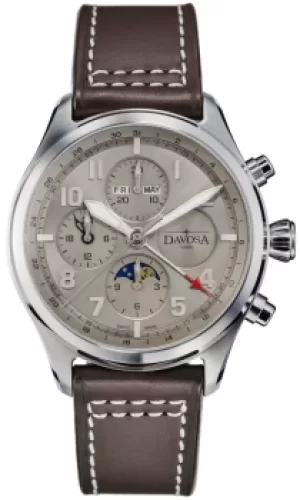 Image of Davosa Watch Newton Pilot Moonphase Chrongraph Limited Edition