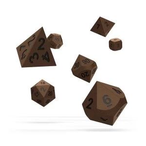 Image of Oakie Doakie Dice RPG Set (Metal Brasstige)