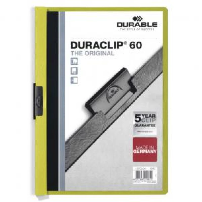 Image of Durable DURACLIP 60 A4 Folder Green
