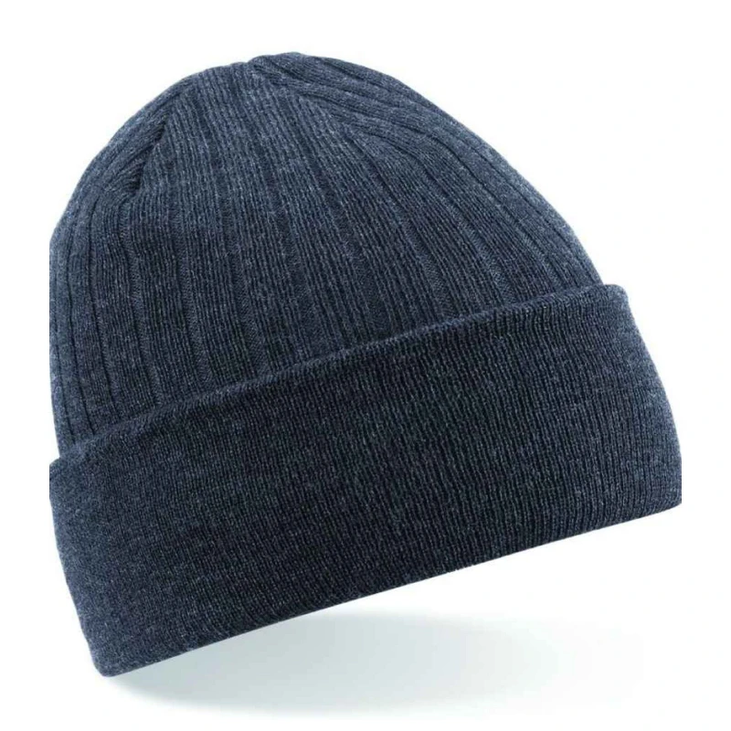 Image of Beechfield Beechfield Men Thinsulate Beanie in Dark Grey Dark Grey One Size Male 5063527292353