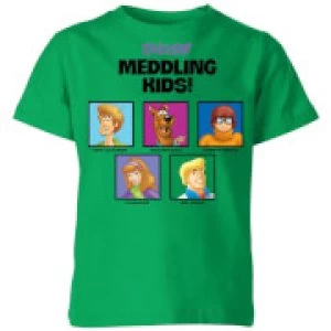 Image of Scooby Doo Meddling Kids Kids T-Shirt - Kelly Green - 3-4 Years