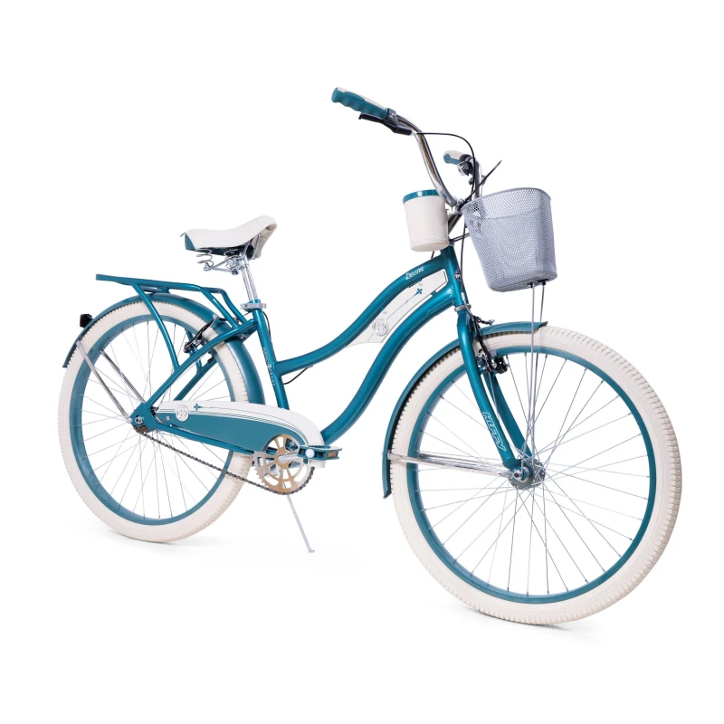 Image of Huffy Deluxe Womens Hybrid Cruiser Bike 26 26650w female Blue